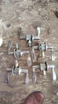 Schlage Accent Satin Nickel Passage Door Lever Handles - Lot Of 5. Fixed Price $85.00.