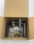 Kwikset 730HFL Halifax Rectangle Rose Privacy Bed/bath Door Lever - Matte Black. Fixed Price $29.99.