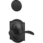 Schlage F94ACC622CAMLH Matte Black Interior Pack Accent Lever Left Handed Dummy. Fixed Price $81.43.