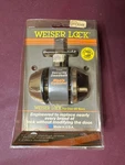 Weiser 9470 Cylinder Deadlock With 2 Keys, Instructions, Gold Finish, New. Fixed Price $29.79.