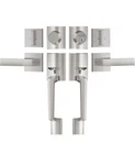 Ticonn Double Front Door Handle Set, Heavy Duty Square Lever Single. Fixed Price $89.00.