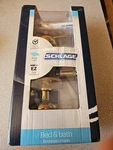 Schlage F40 Ply 605 Bed & Bath Bright Brass Privacy Door Knob. Fixed Price $17.99.