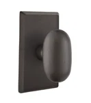 Emtek Bronze Egg Knob Dummy Pair Rose Flat Black Finish (7054BZEGFB). Fixed Price $68.88.