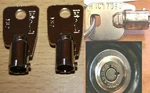 2-PROTEX Gun Wall Safe Homak Keys By Ace Ii Locks Cut To Code HMC1-HMC31000. Fixed Price $17.95.