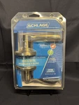 Schlage F40 605 Accent Door Lever, Bed & Bath Privacy Lock, Bright Brass New. Fixed Price $19.75.