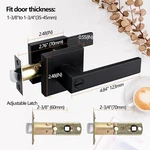 Newbang Solid Door Lever Handle Matte Black Finish, Box. Fixed Price $29.95.
