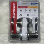 Kwikset Keyed Entry Lever Single Cylinder Deadbolt Satin Nickel 96900-353. Fixed Price $30.00.