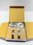 Delaney Cira Satin Nickel Bed Bath Privacy Door Handle Lever Lockse. Fixed Price $21.65.