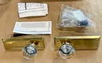 Emtek 8104GTUS7 Passage, Lockset Quincy Non-keyed Georgetown Door Knob Brass. Fixed Price $151.20.