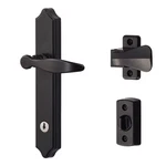 Ideal Security Lever With Deadbolt Lock For Out-swinging Doors, Black (4-PI. Fixed Price $74.81.