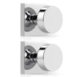 Probrico Dummy Door Knobs Polished Chrome, Interior Square For Closet. Fixed Price $48.96.