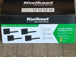 4-PACK Kwikset Casey Hallway Passage Door Handle Lever Reversible Matte Black. Fixed Price $62.98.