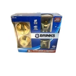 Brinks 2102-105 Tulip Style Keyed Entry Door Knob & Deadbolt Polished Brass New. Fixed Price $24.99.