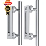 Easelife 12" Stainless Steel Sliding Barn Door Handles Inch, Silver. Fixed Price $63.99.