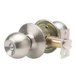 Deal! Glc Series Grade 3 Cylindrical Privacy Door Knob With Lock - Bushed Chrome. Fixed Price $9.99.