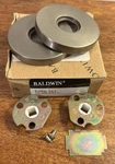 Baldwin 5056.151 Square Rose 2 Estate One Pair - Polished Chrome. Fixed Price $45.99.