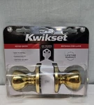 Kwikset Keyed Entry Polished Brass 94002-444. Fixed Price $15.00.