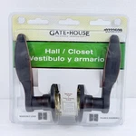 Gate-house Hall Closet Door Lever Handle Reversible Aged Bronze Lockset 0332599. Fixed Price $23.99.