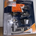 Essentials By Schlage Millstreet Satin Nickel Single Cylinder Deadbolt & Key. Fixed Price $22.88.