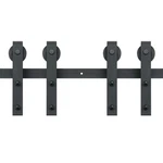 8FT Sliding Barn Door Hdwe Kit, 330LBS Hvy Duty Trk For. Fixed Price $101.54.