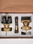 Schlage Passage Latch Door Knob With Hardware Open Box. Fixed Price $19.99.