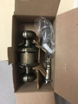 Schlage Georgian Antique Brass Passage Lockset 1-3/4 In. #F10GEO609. Fixed Price $19.50.