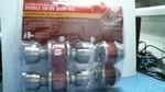 Ace Tulip Satin Stainless Steel Double Entry Door Kit (25420) Fs. Fixed Price $40.00.