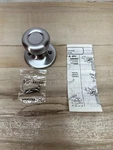 Kwikset Dummy Door Knob Satin Chrome Tylo By Black And Decker 94880-152. Fixed Price $12.63.
