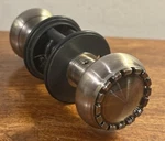 Baldwin Round Decorative Privacy Door Knob And Rosette Polished Nickel Freeship. Fixed Price $50.58.