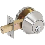 Tell Manufacturing CL100055 Single Cylinder Deadbolt, Satin Stainless Steel. Fixed Price $42.05.