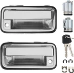 Apperfit All Metal Chrome Exterior Door Handles W/lock Cylinders & Keys Compatib. Fixed Price $72.93.