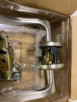 Kwikset Sedona Privacy Door Lever, Satin Nickel, Reversible 800TXSYB. Fixed Price $31.82.