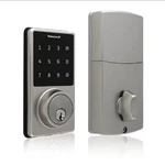 (electronic Deadbolt) Honeywell 8733500 Door Lock With Touchscreen Satin Nickel. Fixed Price $17.00.
