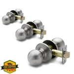 Copper Creek Colonial Passage Door Knob Satin Nickel 3 Pack. Fixed Price $44.99.