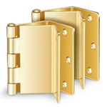 Handicap Brass Expandable Hinges - Offset For Doors 3 Pack. Fixed Price $50.10.