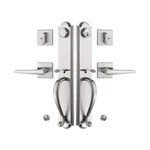 Newbang Double Door Handleset MDHST2018-BR1 (brushed Nickel, Keyed&dummy Set). Fixed Price $168.77.