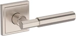 Baldwin Ps.rid.r.ssr Riddling Passage Door Lever Set With Stepped Square Rose. Fixed Price $79.80.