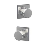 Lock Your Bathroom Door With Confidence - Schlage F10 Bowery Knob Bright Chrome. Fixed Price $89.99.