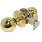 Pamex Southgate Keyed Entry Door Knob In Polished Brass. Fixed Price $14.99.