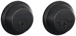 Schlage B62 Bronze Double Cylinder Grade 1 Deadbolt From The B-series. Fixed Price $75.36.
