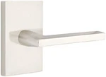 Dummy Set, Modern Rectangular Rosette, Helios Lever, Satin Nickel. Fixed Price $216.84.