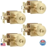 Probrico Unique Privacy Door Knobs Interior 4 Pack Classic Keyless. Fixed Price $123.18.