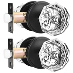 Orger 2 Pack Passage Crystal Door Knobs, Keyless Non-locking Interior Ha.... Fixed Price $61.47.