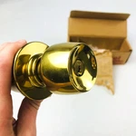 Yale Entry Door Knob Lockset 5307 380N 03 Bright Brass New Old Stock Nos. Fixed Price $31.49.