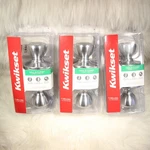 Kwikset Hall & Closet Door Knobs 92001-514 Silver Tone Of 3 Nos. Fixed Price $33.00.