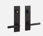 Signature Hardware 455558, Satcher Brass Entrance Door Set - Lever Handle, Lh. Fixed Price $269.65.