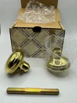 Baldwin 0500-030 One Pair Brass Knobs Only. Fixed Price $74.95.