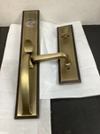 Signature Hardware 479117 Aurick Brass Keyed Entry Door Lever Set - Antique. Fixed Price $262.99.