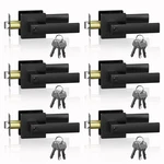 Dsjjbll 6 Pack Matte Black Door Handle Heavy Duty Entry Lever Knobs. Fixed Price $138.95.