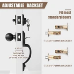 Kiayaci Front Door Lock Set A-SJ01075 Oil Rubbed Bronze. Fixed Price $32.10.
